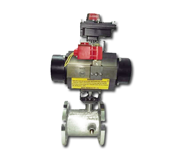 Jacketed Ball
                                Valve with actuator