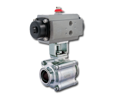 TC End Ball Valve with Actuator
                                (Valve without Cavity Filler)