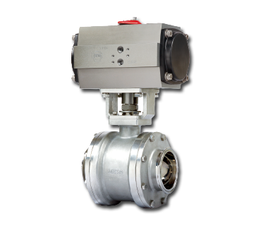 TC End Cavity Filled Ball Valve with Actuator